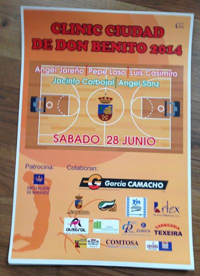 Cartel de la Charla en Don Benito 2014 impartida por Ángel González Jareño
