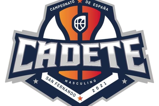Logo del Campeonato de España Cadete 2021 de baloncesto masculino celebrado en San Fernando
